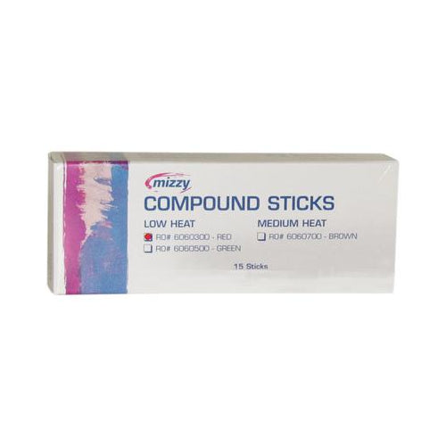 Keystone 6060300 Mizzy Impression Compound Sticks Low Heat Red Keystone 6060300 Mizzy Impression Compound Sticks Low Heat Red